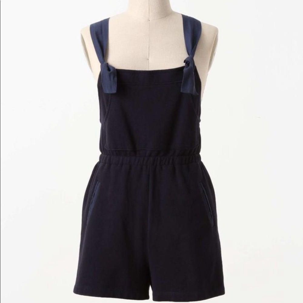 Anthropologie terry overalls/romper